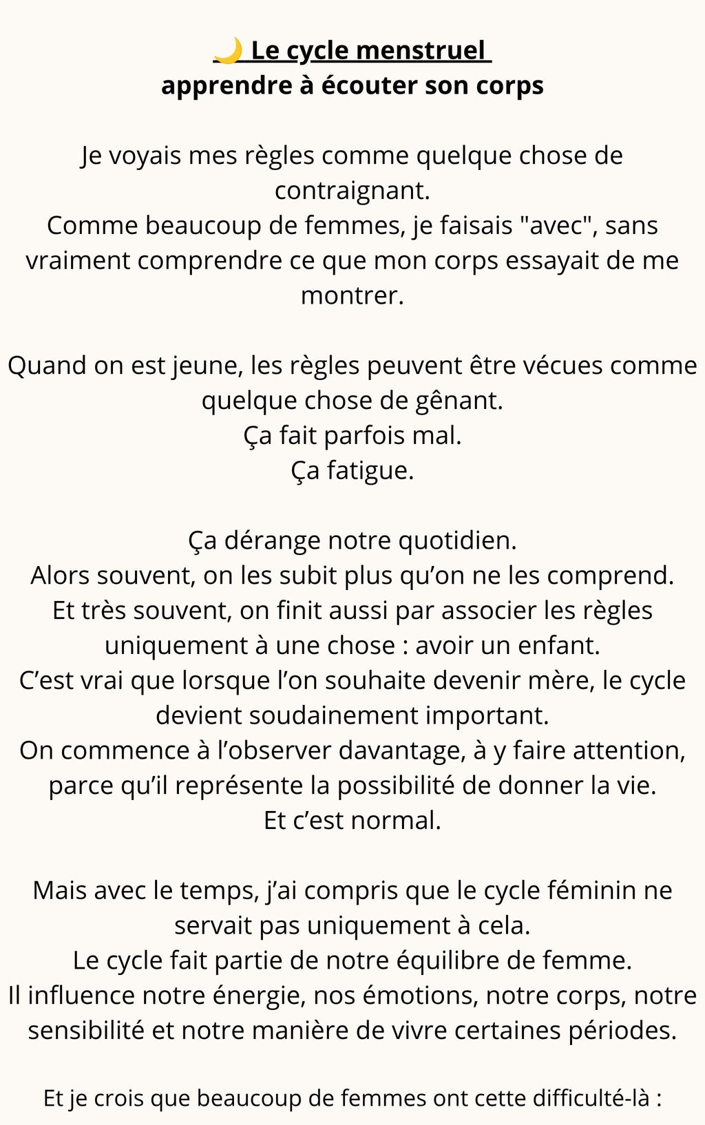 Réconcilie-toi avec ton Féminin