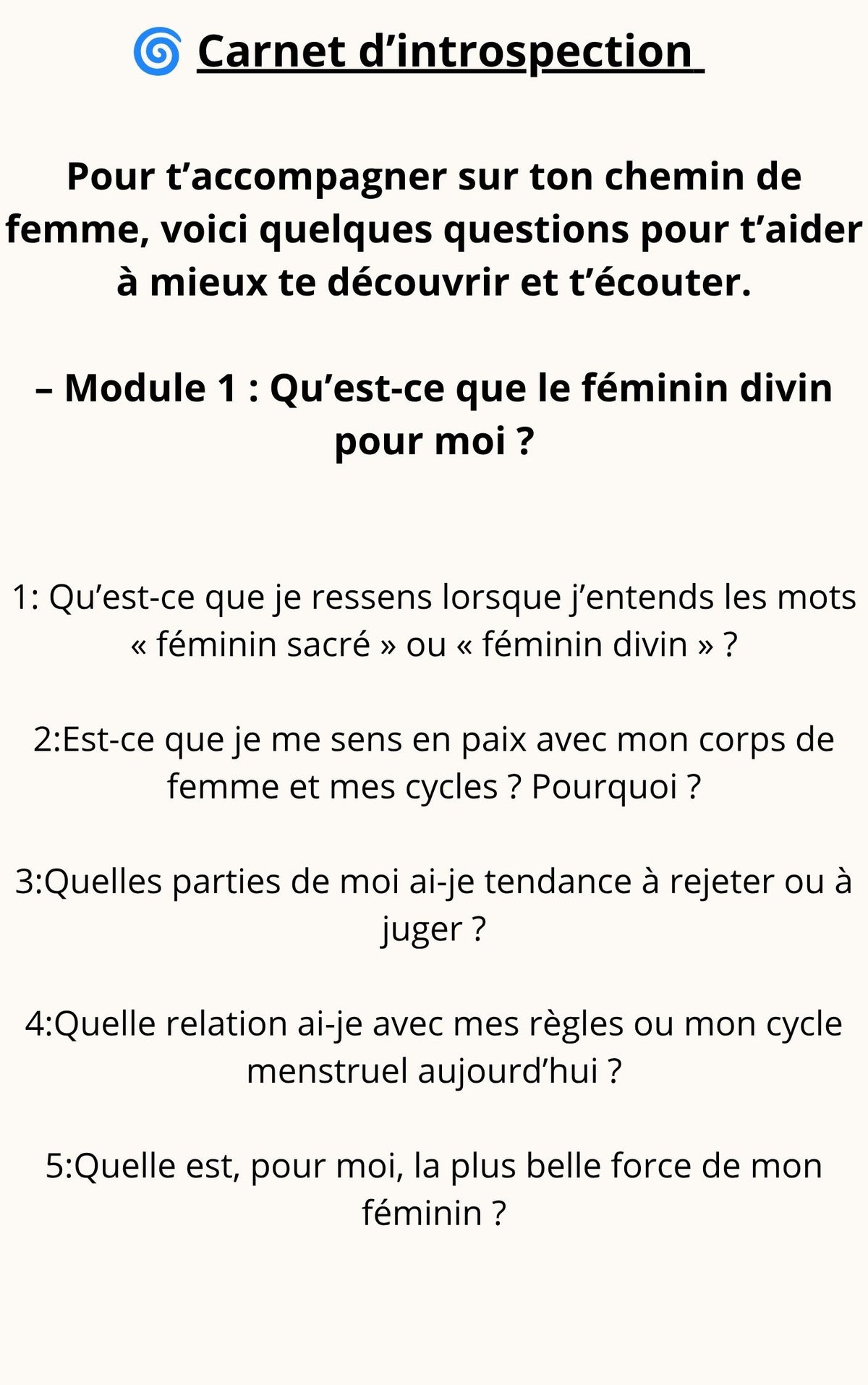 Réconcilie-toi avec ton Féminin