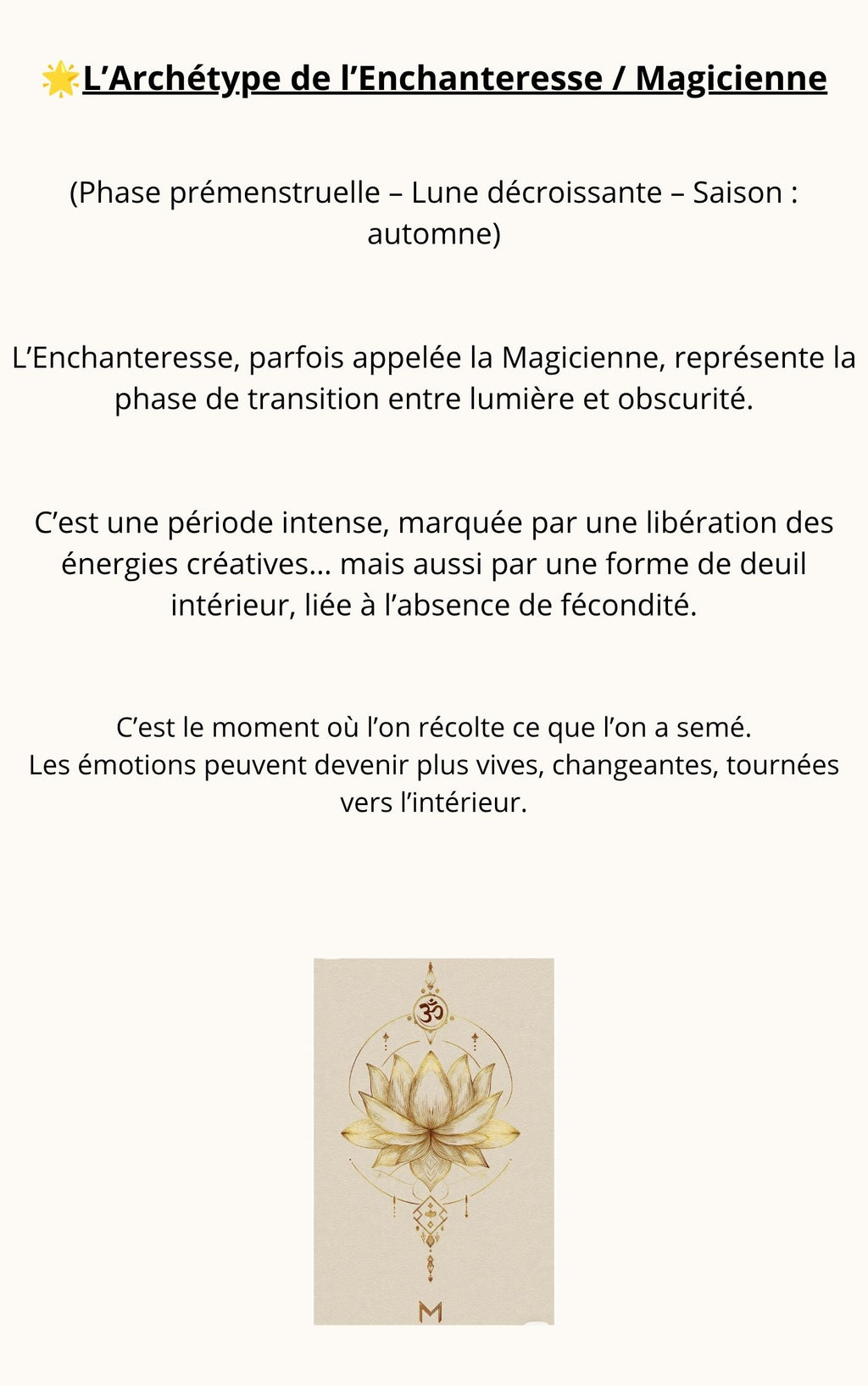 Réconcilie-toi avec ton Féminin