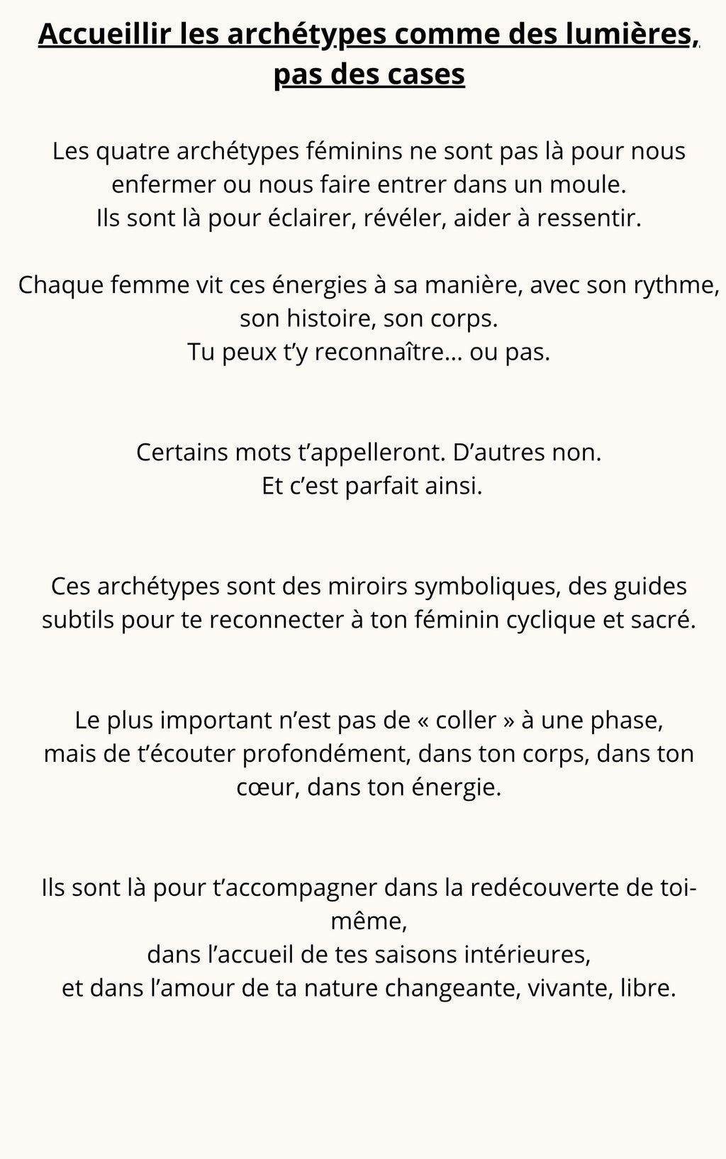 Réconcilie-toi avec ton Féminin