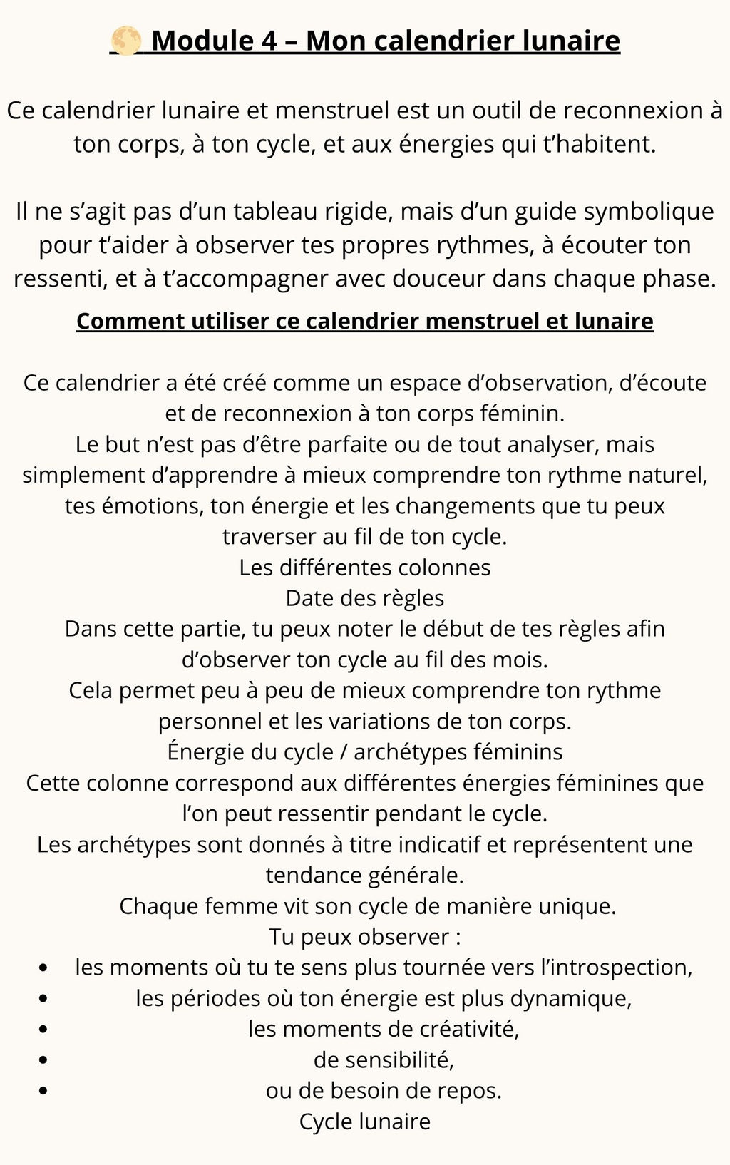 Réconcilie-toi avec ton Féminin