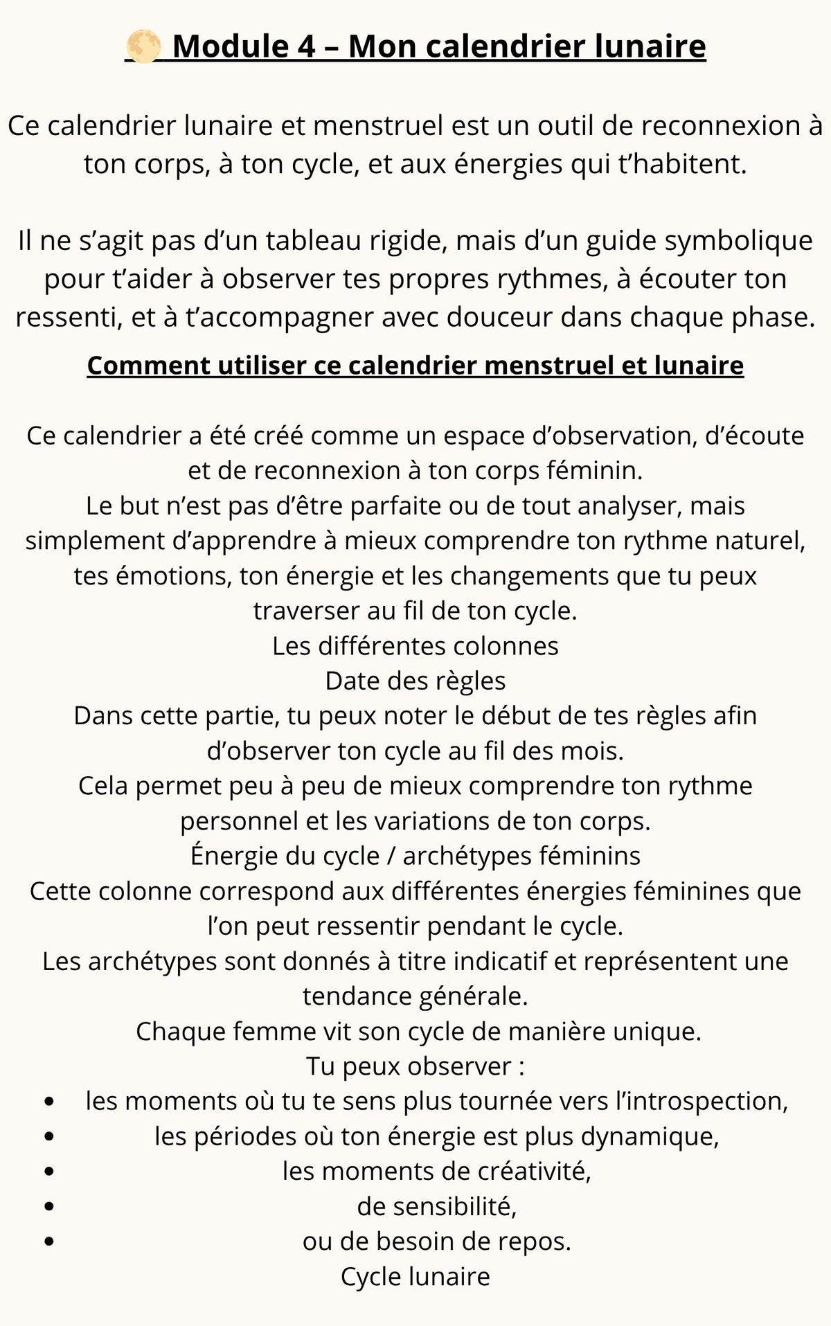 Réconcilie-toi avec ton Féminin