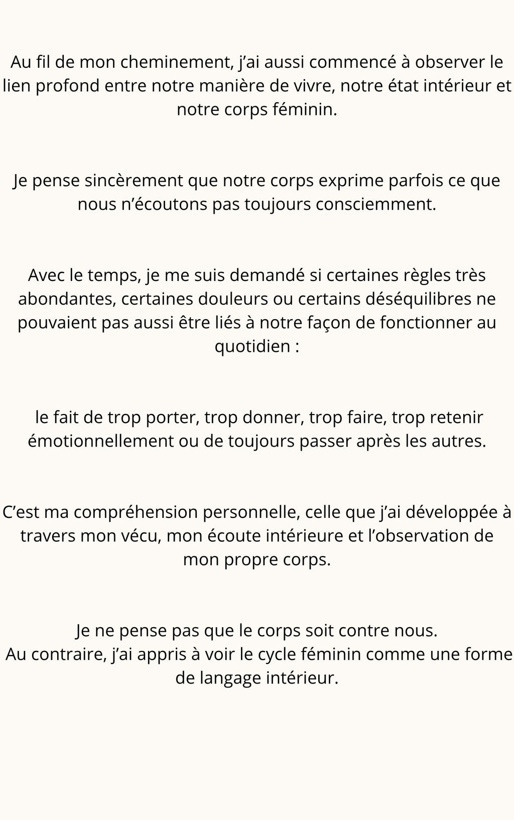 Réconcilie-toi avec ton Féminin