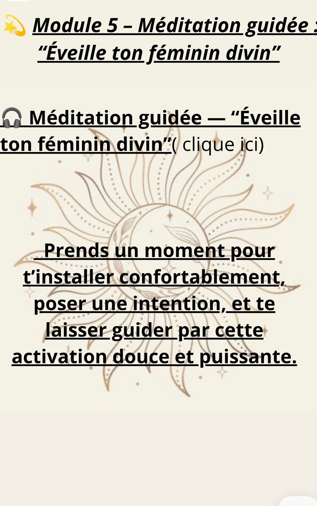 Réconcilie-toi avec ton Féminin