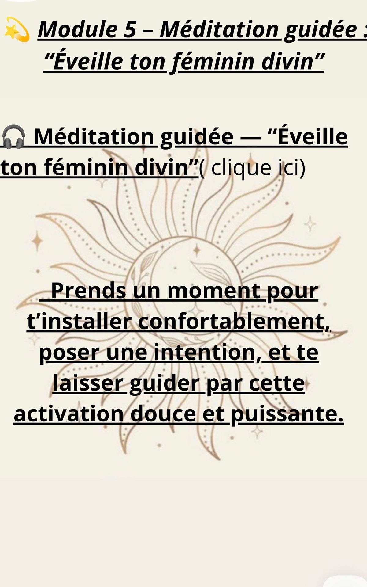 Réconcilie-toi avec ton Féminin