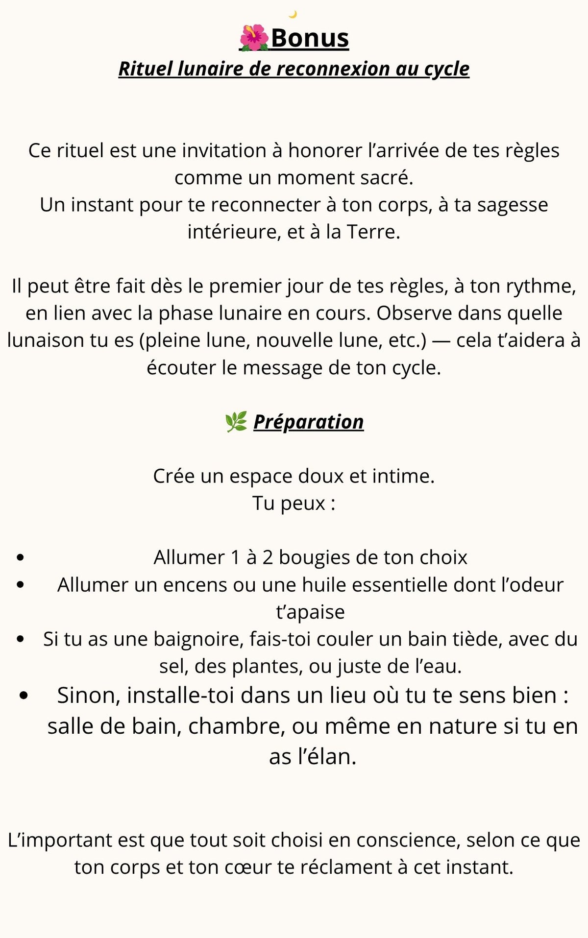 Réconcilie-toi avec ton Féminin