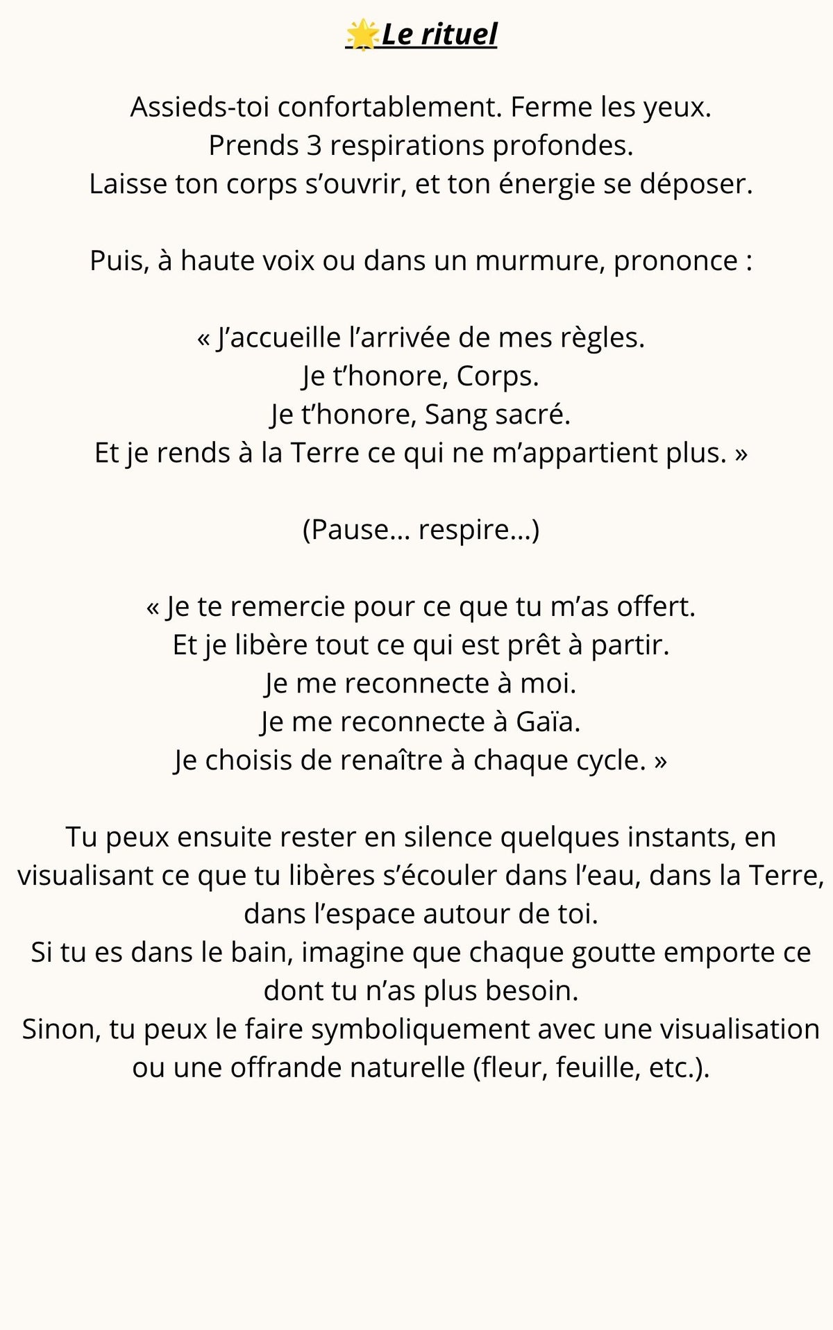 Réconcilie-toi avec ton Féminin