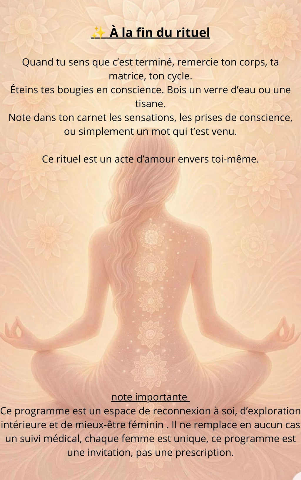 Réconcilie-toi avec ton Féminin