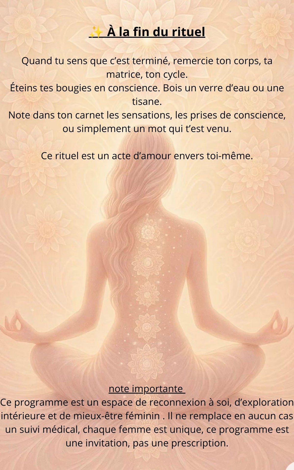Réconcilie-toi avec ton Féminin