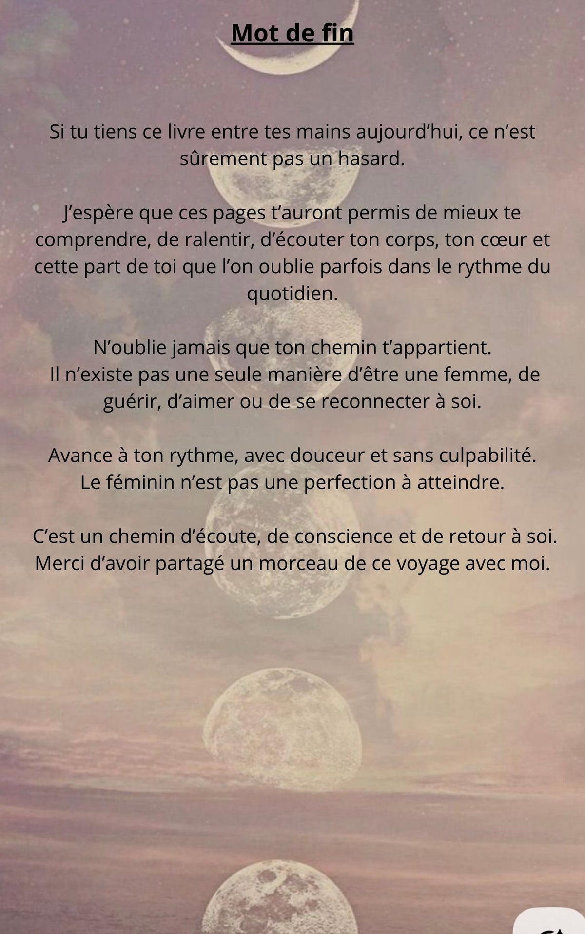 Réconcilie-toi avec ton Féminin