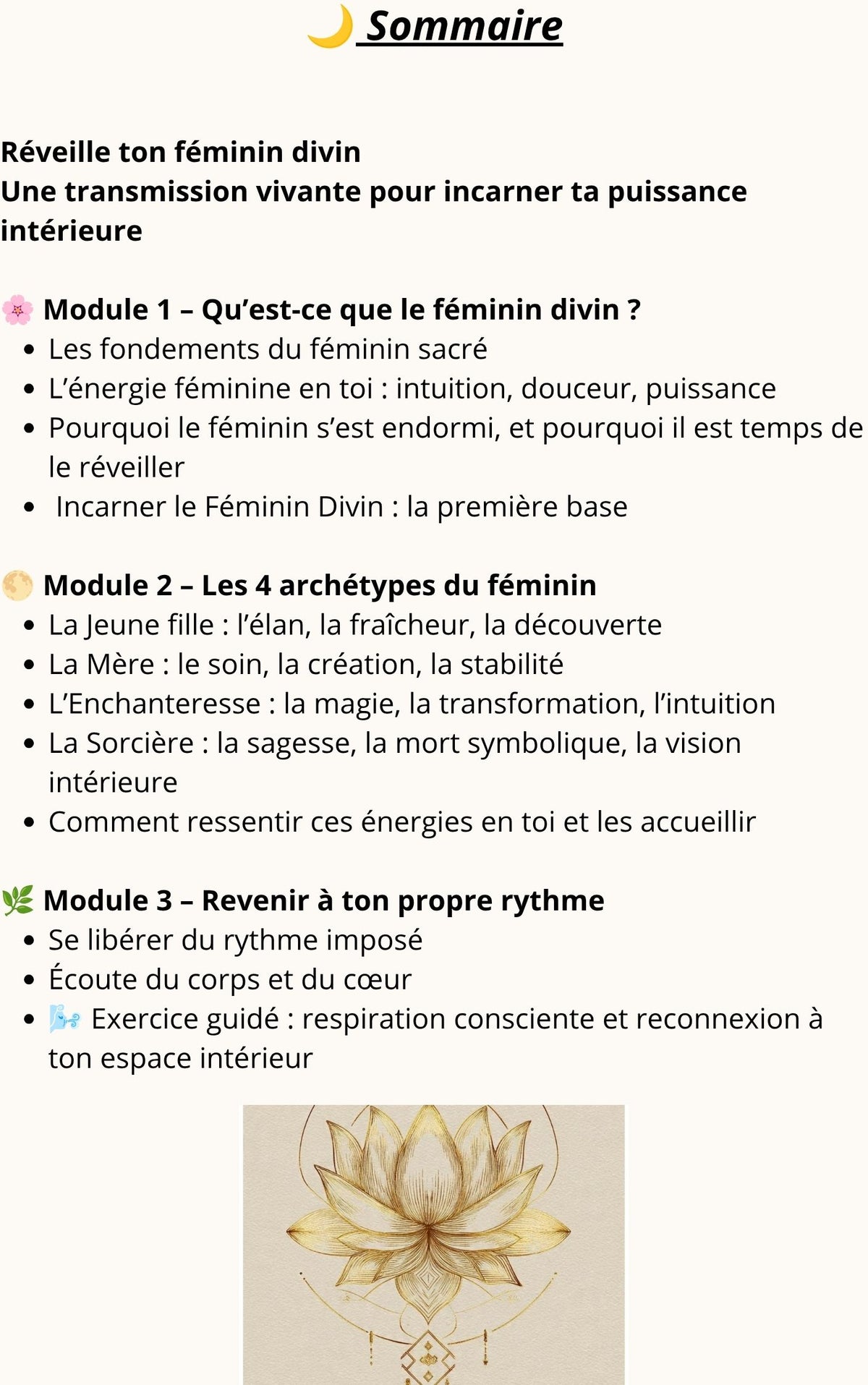 Réconcilie-toi avec ton Féminin