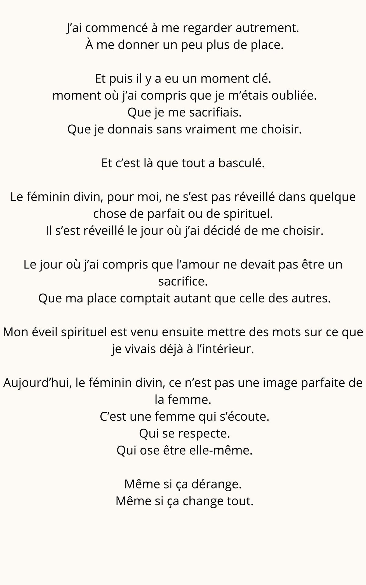 Réconcilie-toi avec ton Féminin